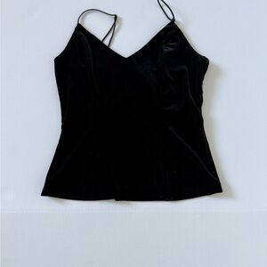 Elegant Black Women's Velvet Top